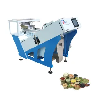Automatic Color Sorter Machine for Coffee Beans Nuts Peanuts From -Shape Sorter Function