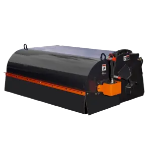 Front Compact Wheel Loader Street Floor Broom Snow Sweeper Bucket Attachments Core Motor Engine PLC