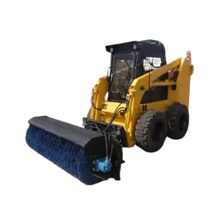 Rotary Brush Broom Snow Cleaner for Excavator Skid Steer Wheel Loader Road Sweeper