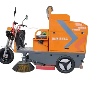 YX-14C Multi-functional Ride on Three-wheeled Sweeper Electric Scrubber Cleaning Machine for Road Street