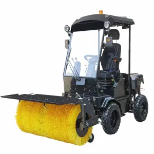Diesel Roller Snow Sweeper Snow Sweeper Attachment Snow Sweeper and Salt Spreader