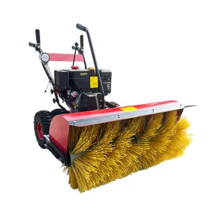 Road Snow Sweeper Vehicle Machine Snowplow Gasoline Snowblower Equipment