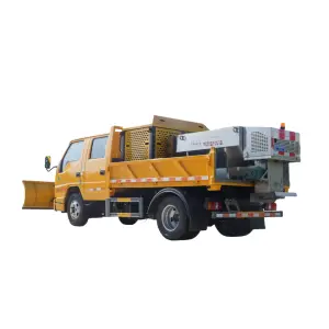JMC 4*2 LHD RHD Snow Sweeper Truck Mounted Hydraulic Snow Shovel Road Cleaning