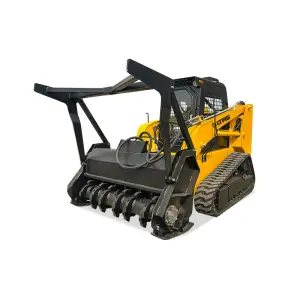LTMG Loader 1050kg Wheel Track Skid Steer Loader with Mulcher Trencher Rock Saw Sweeper Snow Blower Auger Hammer