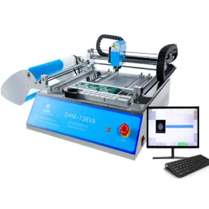 Electronics Production Machinery Charmhigh CHM-T36VA Desktop Smt SMD Pick and Place Machine for Smt Pcb Production