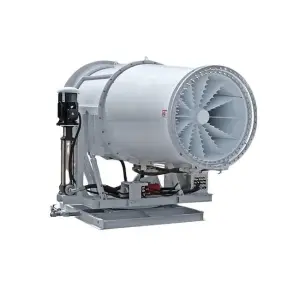 120 Meters High Pressure Water Mist Cannon Dust Suppression Fog Cannon Machine