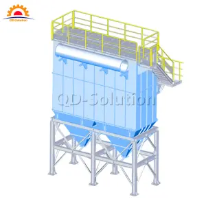 Industrial Dust Suppression Machine Bag Type Bag Filter Portable Dust Collector for Sawdust Collection