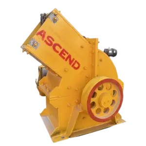 Quartz Glass Crushing Machine Hammer Crusher Mill Output Size 1mm PC300x200 PC400x300 with 1-5TPH Capacity