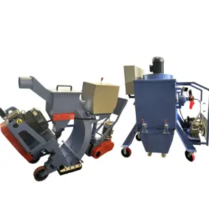 Horizontal Steel Plate Sanding Derusting Anticorrosion Mobile Type Shot Blasting Machine