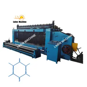 Automatic Hexagonal Wire Netting Weaving Machine for Making Gabion Basket