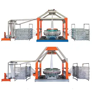 PP Woven Sack Weaving Machine Automatic 6 Big Shuttle Circular Loom for Tote Bag