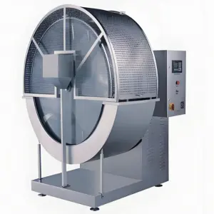 Automatic Stainless Steel Drum for Crocodile Leather Tanning 0-30RPM Adjustable Speed for Small Batch Production