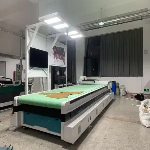 Genuine Leather Cutting Machine Large Format Flatbed Plotter for Synthetic Artificial Leather Production High Precision Cutter