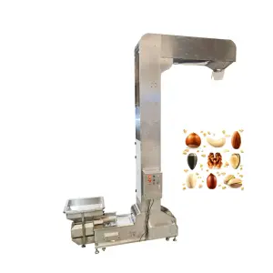 Z Type Vertical Vibration Elevator Conveyor Food Restaurant Industries Condition Bucket Hopper PLC Motor Gearbox Core Farms