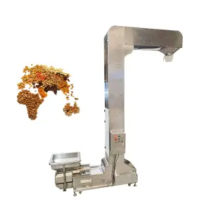 PVC Bucket Elevator Belt Conveyor for Food-Safe Conveyance of Powdered Sugar & Grains for Logistics & Mining Industries