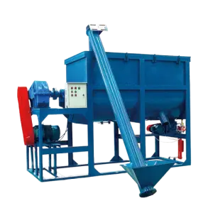 1-6 Ton Sand Mortar Line Fire-retardant Coating Horizontal Ribbon Mixer Industrial Putty Powder Plastering Gypsum Mixer Machine