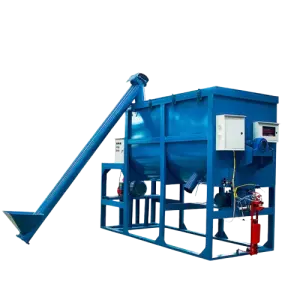 Cement Glue Tile Adhesive Making Machine Ribbon Wall Putty Mixer Making Machine Full Auto 5 Ton 3ton 2 Ton Putty Mixing Machine