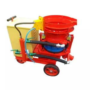 Construction Dry-Mix Concrete Shotcrete Mortar Spray Gunite Machine for Building Materials with Motor Engine Core Components