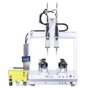 Double Station Double Head Fully Electric Customized Handheld Automatic Locking Screw Machine