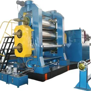 High Precision 4 Roll Rubber Calender / Four Roll Calender Machine - Ideal for Tire and Rubber