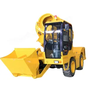 Self-Loading Concrete Mixer Concrete Truck Mobile Concrete Mixer Construction Engineering