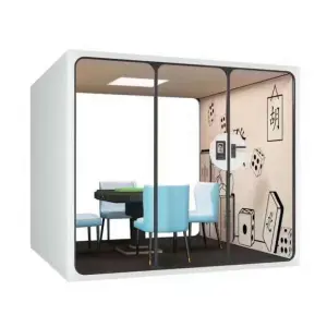 Model Modular Soundproof Booth Sleeping Pod With Sofa Bed Noise Isolation Sleep Booth Nap Pod Cabinet in the Hospitals