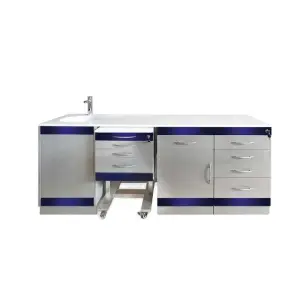 Luxury Mobile Dental Cabinet Hospital Furniture