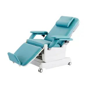 Medical Electric Adjustable Blood Donation Dialysis Chair Hospital Furniture
