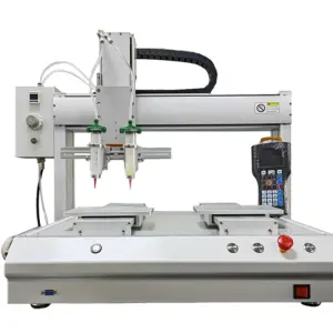 Glue Dispenser Robot for LED Bulb Phone Frame Screen 3-Axis Two Component Automatic Glue Injection Machine