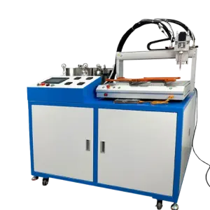 Dual Liquid AB Glue Dispensing Machine XYZ 4 Axis Desktop Automatic PLC 220V