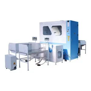 Automatic Pneumatic Driven Staple Fiber Apparel Machine 1-Year Warranty Small Grids Latest Design PLC Core 220V