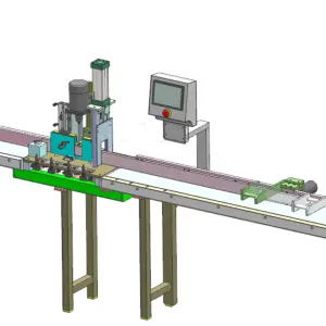 Automatic Measure Honeycomb Pleated Blinds Making Machine with Table