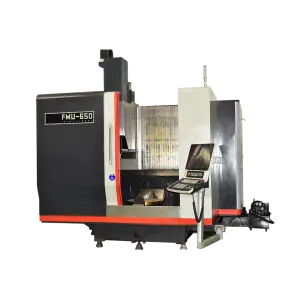 5 Axis CNC Control System Small Vertical Metal Milling Machine FMU-650 Automatic Vertical Machining