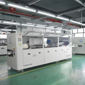 KTU350D Dual-Lane Wave Soldering Machine for SMT Assembly Line Lead-Free PCB Soldering Equipment with Core Components