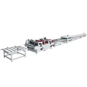 Anda UV Roller Coating Machine 3 Rollers High Glossy Coating Machine for Pvc Marble Sheet