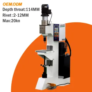 24kn 42kn Infinitely Hydraulic Pneumatic Automatic Feed Spin Orbital Riveting Machine