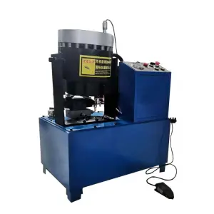 End Automatic Metal Copper Aluminum Tube End Spinning Machine