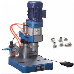 Mini Spin Riveting Automatic Pneumatic Riveting Machine for Switch Door Hinge Making and Shaft Metal Parts
