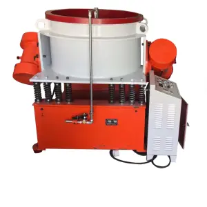 21/24/30 Inch Wheel Vibratory Polishing Machine Wheel Hub Rim Grinding Machinery Metal Polishing Machine