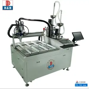 Intelligent 2 Part Silicone Epoxy Resin Meter Mix CNC Glue Dispensing Machine