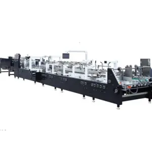 Automatic Folder Gluer Crash Lock Bottom Paper Restaurant Spare Parts Gluing Machine Cold Glue Continuous Automatic 380V