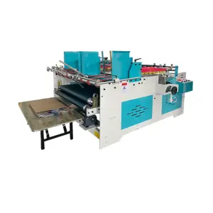 Folding Box Gluing Machine Paper Box Folder Glue Flexo Folder Gluer Small Folder Gluer