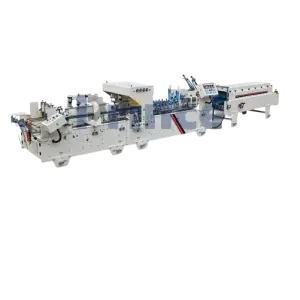Straight-Line Box Gluing Machines Paper Corrugated Board Carton Box Folder Gluer Machines Small Folding Gluing Machines