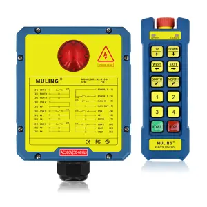 ML-K10S+ Industrial Wireless Remote Control Tower Crane AC 220V/380V/36V DC 12V/24V Voice Function Rolling Code for Truck Use