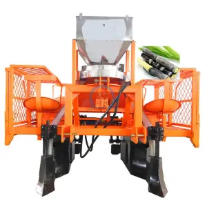 2 Rows Sugar Cane Planting Machine Sugarcane Seeder Sugarcane Combine Planter with Separate Rotary Tiller