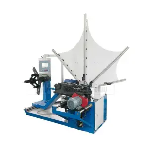 HVAC Spiral Air Duct Forming Making Machine With Band Steel