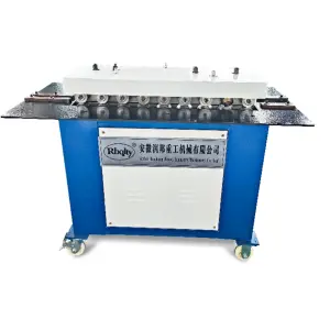 XFLS-12 Multifunctional SC Lock Forming Machine Air Duct Former Rectangular Tubes 0.5-1.2 Thickness Steel Metal Motor Bearing