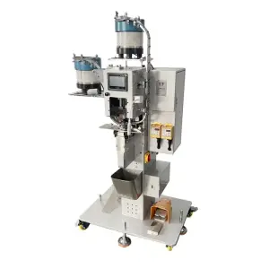 JZ-989GSP Powerful Servo Motor Engine Electric Automatic Steel Eyelet Grommet Machine for PVC Banners Fabrics Riveting Machine