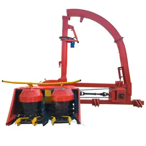 2 Rows Silage Wheat Corn Harvester Napier Grass Side Silage Harvester