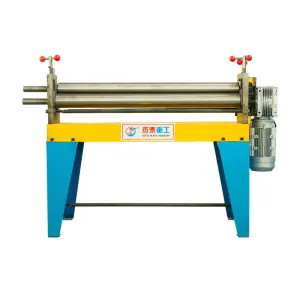 Manual Electric 3 Roller Steel Duct Making Plate Bending Machine Top Sheet Rolling for Stainless Steel Samsung